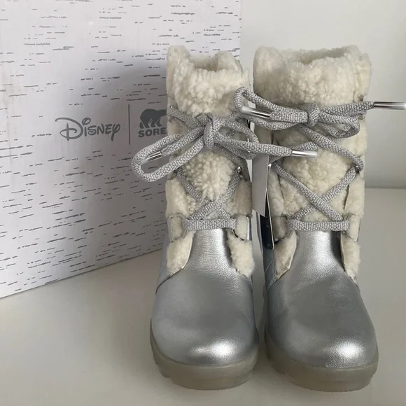 Sorel X Disney Joan of Arctic Wedge Boots Frozen ll Size Women’s 6.5 RARE - Picture 15 of 16